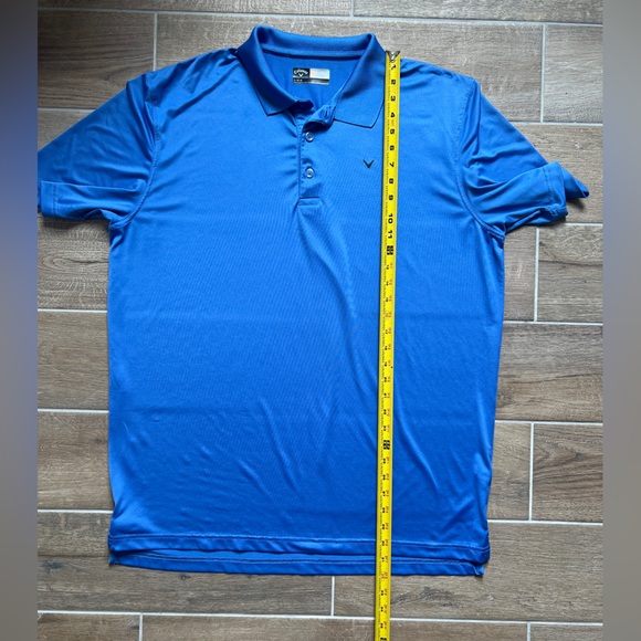 Callaway Blue Men’s Opti-Dri Golf Shirt Sz Large - Picture 3 of 8